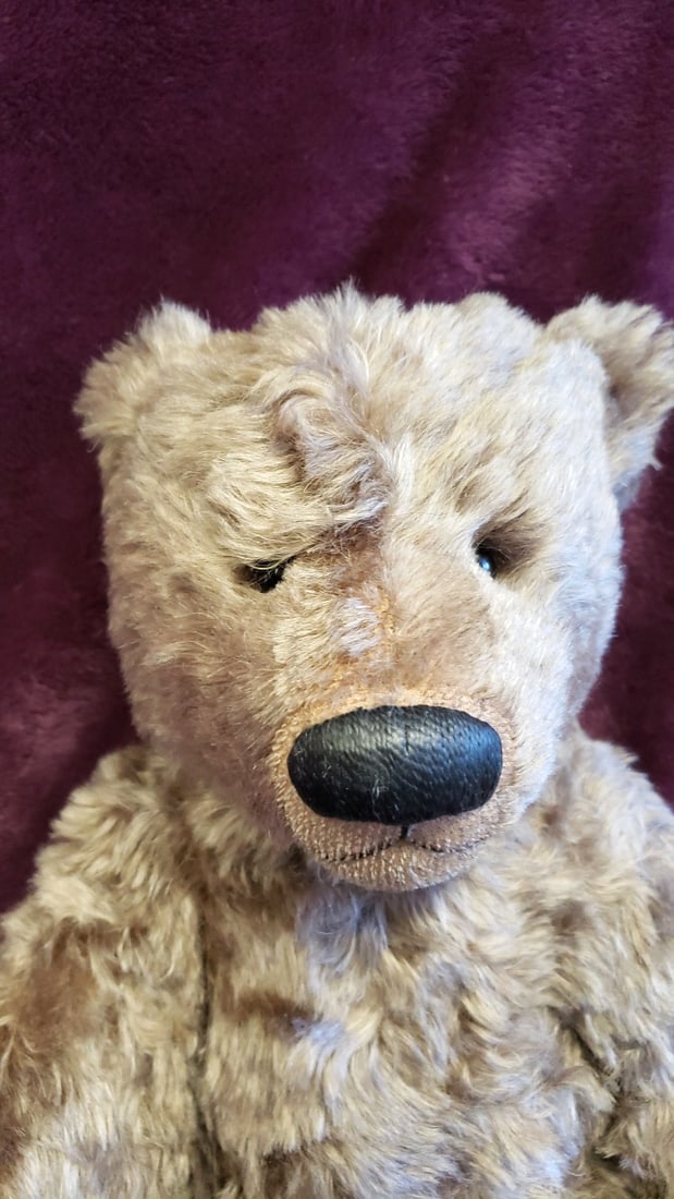 Jonston Beige Plush Teddy Bear With Black Nose, Approx. 18 In - 5