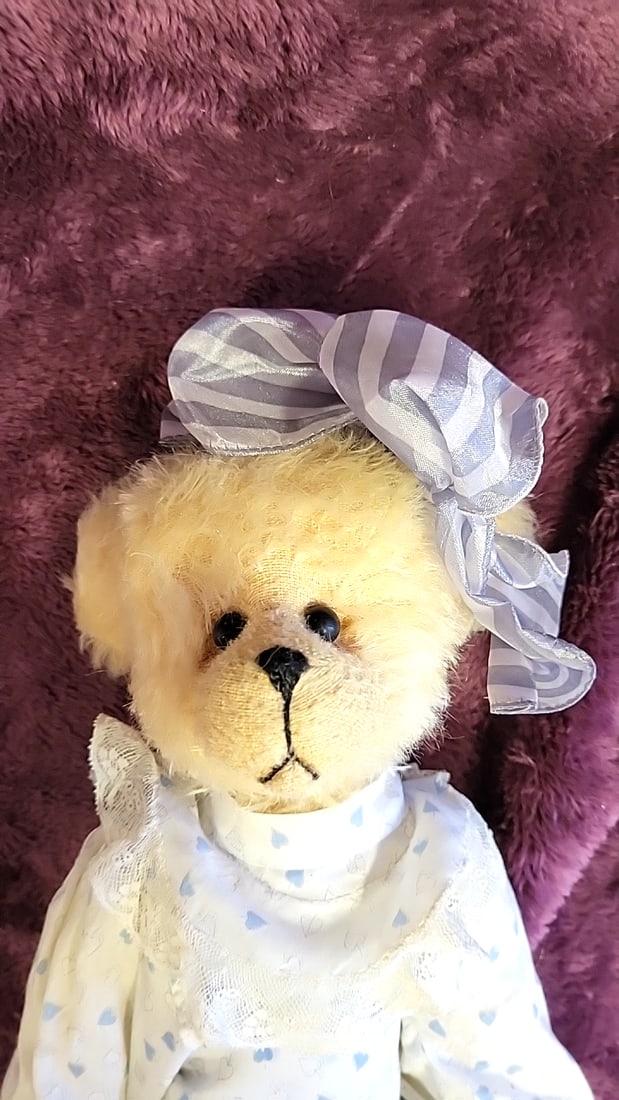 Rene Williams Artist Bear In Blur Dress - 2
