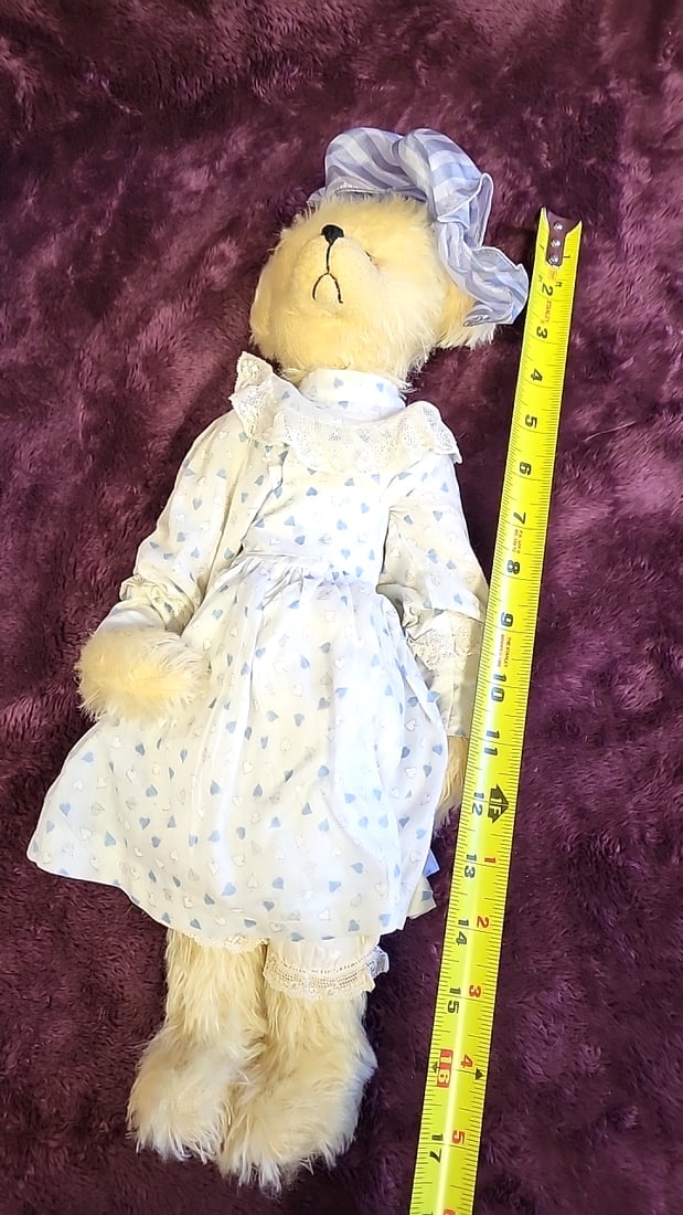Rene Williams Artist Bear In Blur Dress - 7
