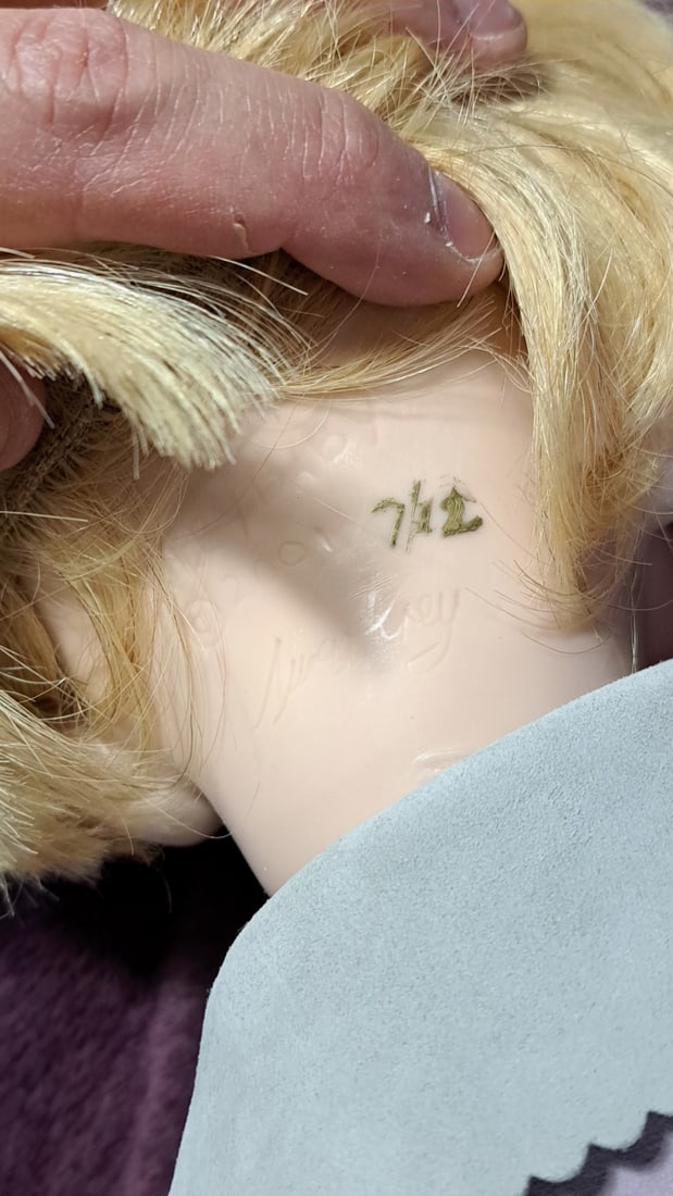 Krey Baby 2001 Wax On Porcelain Doll By Susan Krey - No. 7 Of 12 - 9