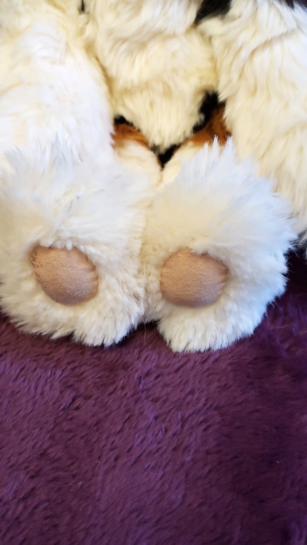 Lexington Bearlimited Editions Arlene Eric Anderson Handcrafted Calico Plush Cat With Floral Collar - 6