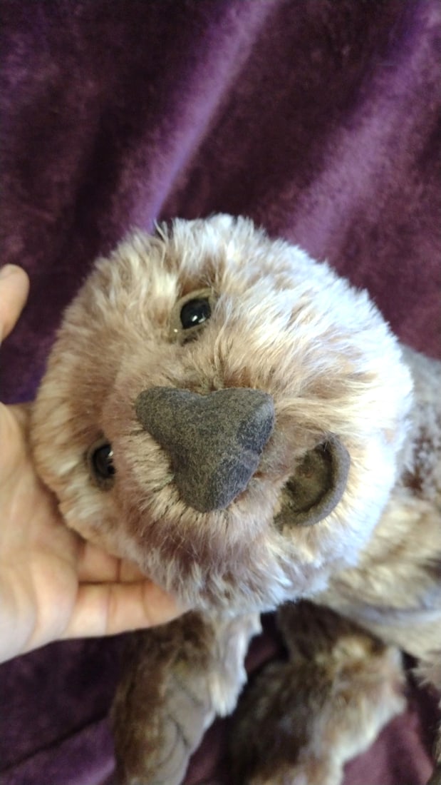 Unsigned Artist Plush Otter Articulated - 2