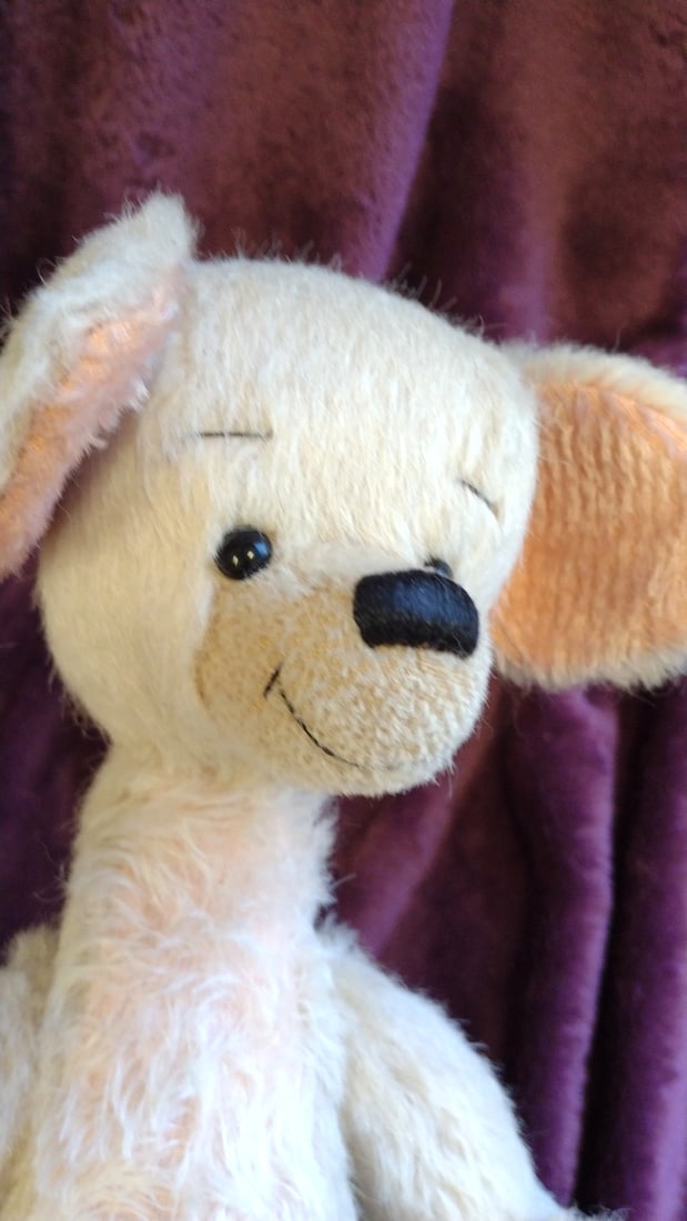 Pasha Bears Cream Plush Kangaroo Stuffed Animal With Floppy Ears Sharon Lederer - 2