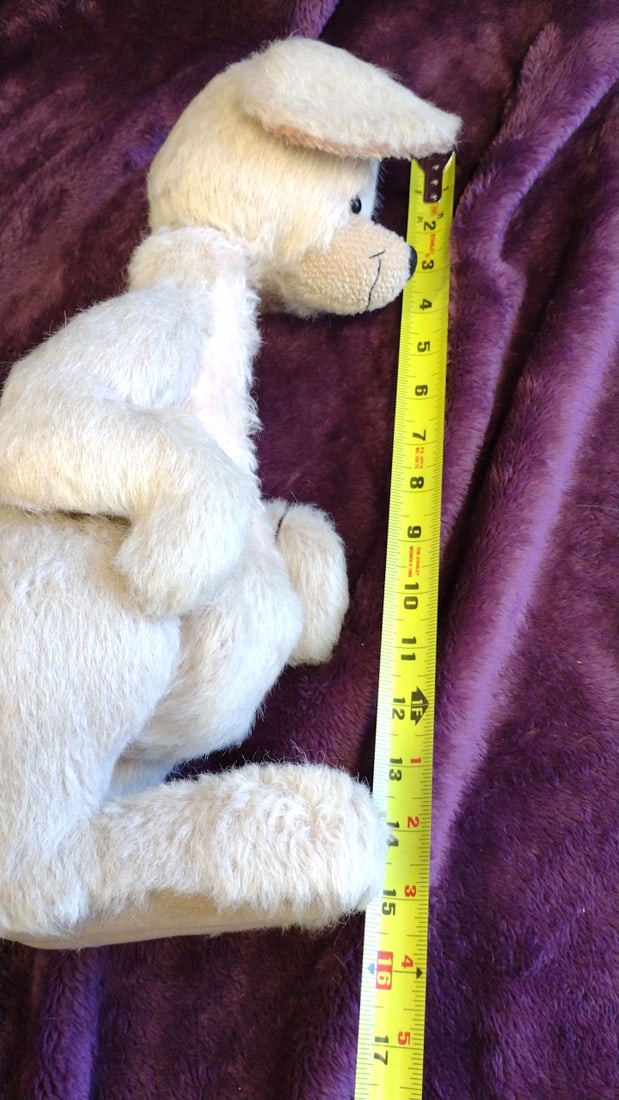 Pasha Bears Cream Plush Kangaroo Stuffed Animal With Floppy Ears Sharon Lederer - 6