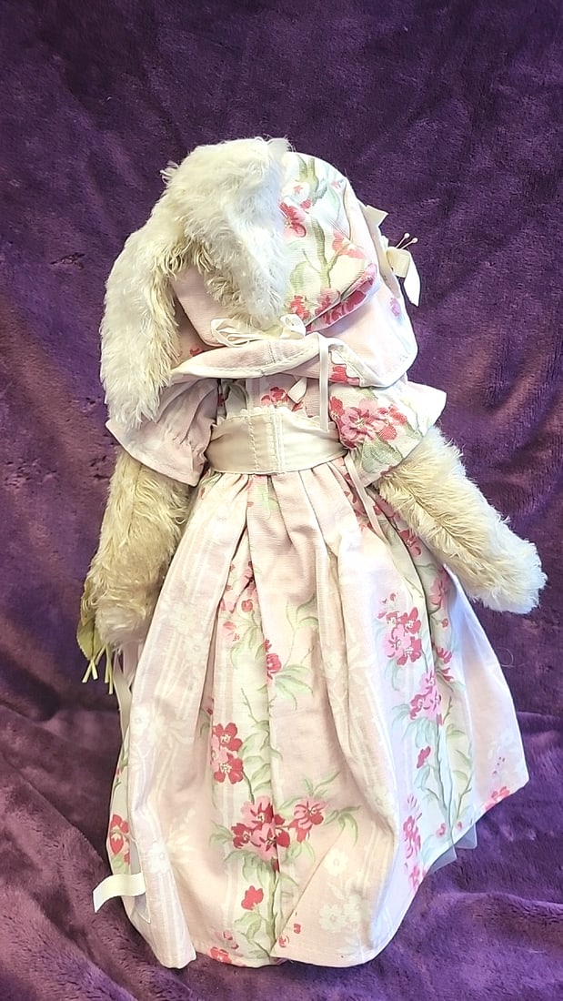 Bunnies By The Bay Fall Winter 1999 Limited Edition Rose Trellis Plush Bunny Rabbit Doll In Pink ... - 6