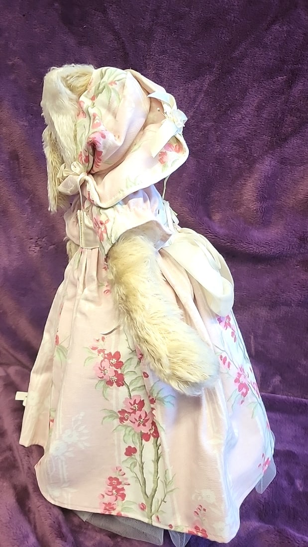 Bunnies By The Bay Fall Winter 1999 Limited Edition Rose Trellis Plush Bunny Rabbit Doll In Pink ... - 7