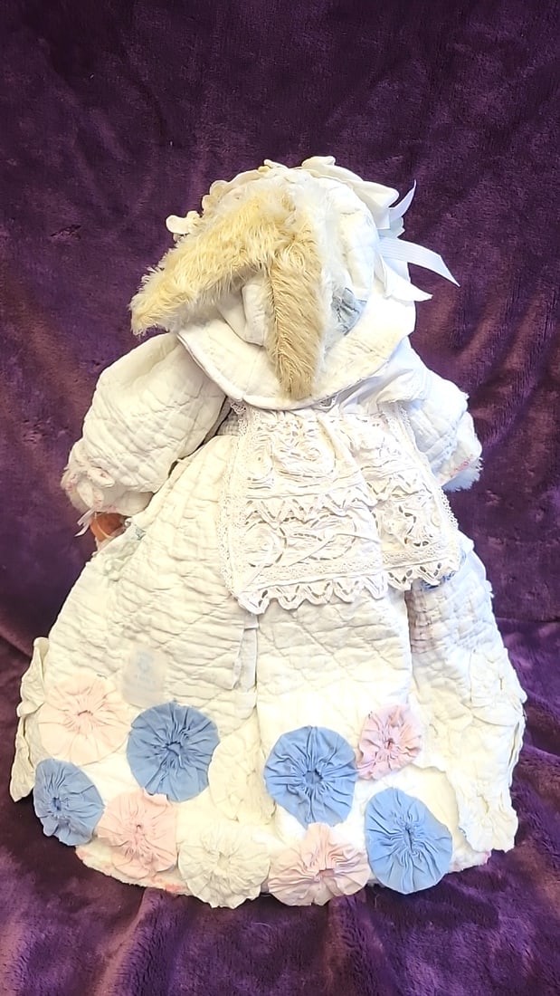 Bunnies By The Bay Limited Edition Amabel Delight Made In The Usa Plush Bunny Doll In White Lace ... - 3
