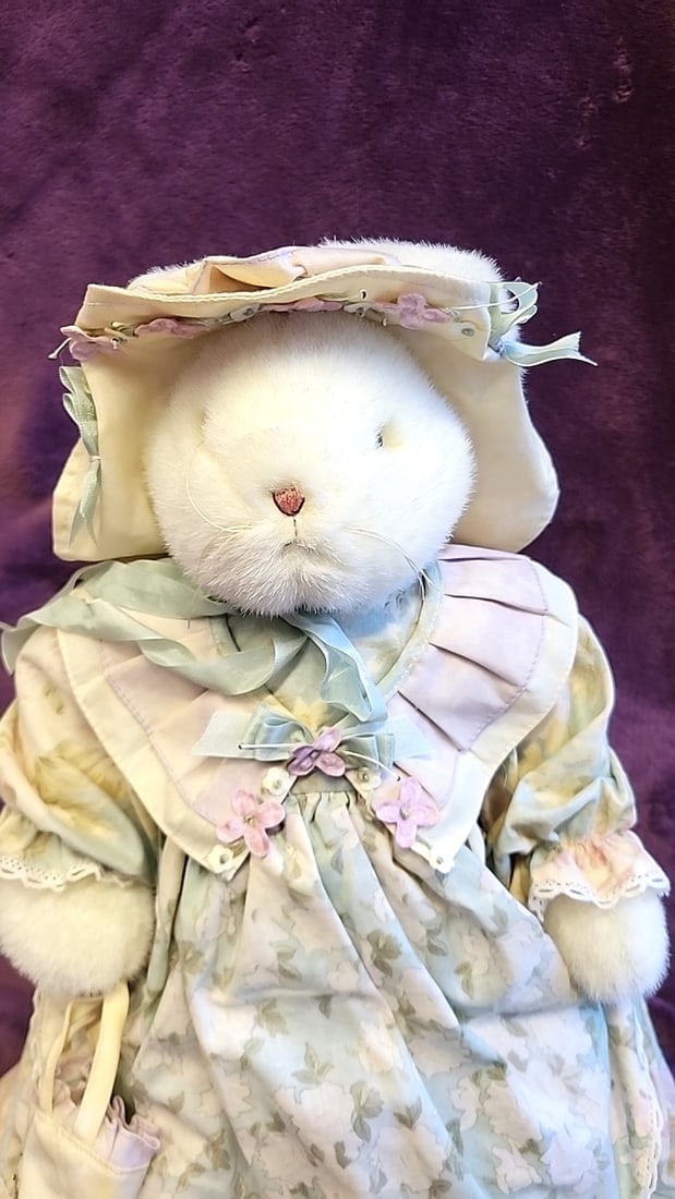 Bunnies By The Bay And Friends Chloe Cloche Plush Bunny Doll With Box - 6