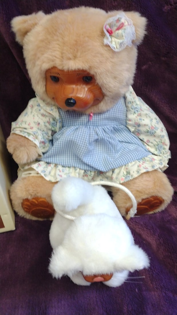 Raikes Bears Best Friends Collection Stacie And Fifi Bear & Cat Plush Set With Coa - 4