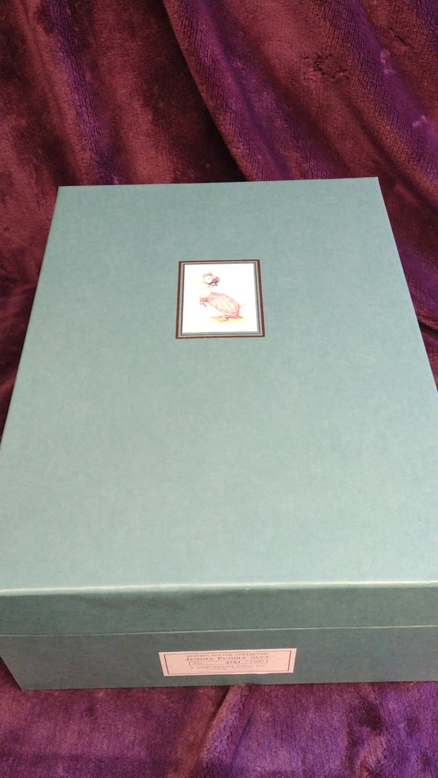 R. John Wright Dolls Beatrix Potter Jemima Puddle-duck Doll 0704/1500 With Box & Coa - 5