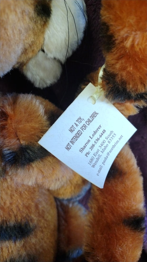 Pasha Bear Tigger Artist Doll Sharon Lederer - 7