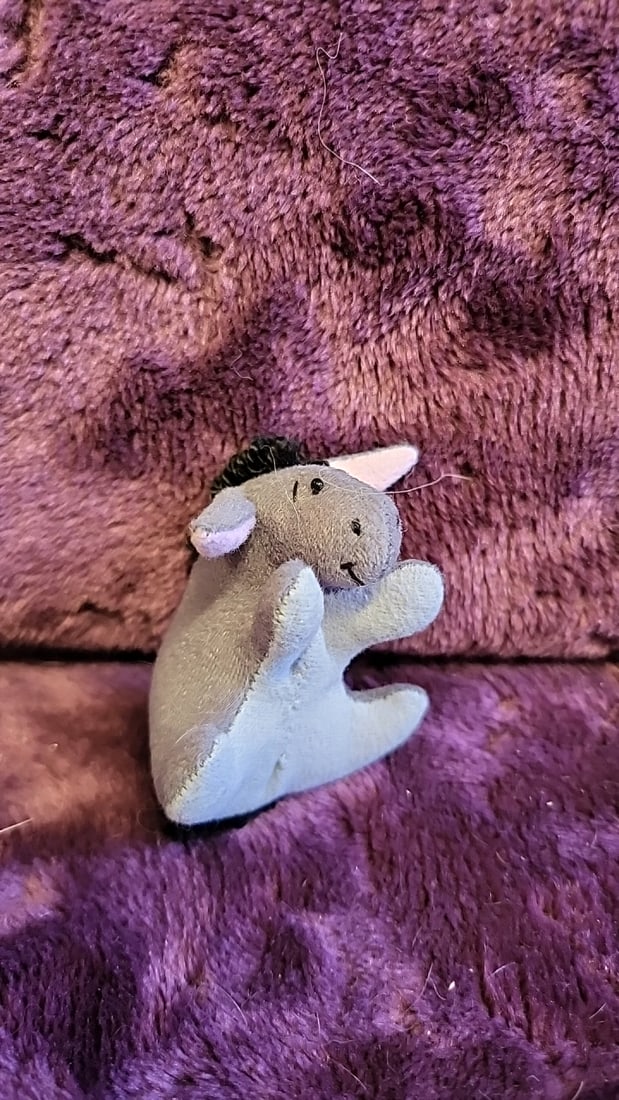 Artist Made Signed Disney Winnie The Pooh Tigger Piglet Eeyore Bench Mini Plush Figures Lot - 9