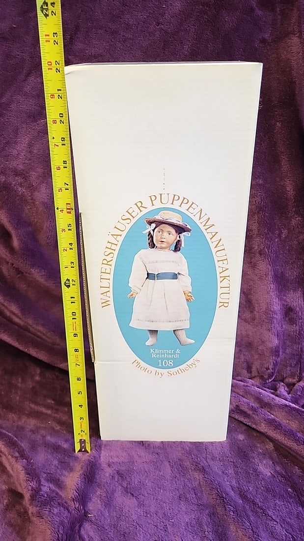 Waltershuser Puppenmanufaktur Kmmer & Reinhardt 108 Doll With Teddy Bear - 7