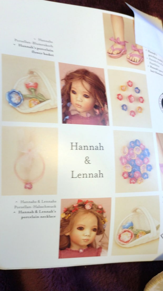 Annette Himstedt Porcelain Basket For Lennah Doll - 5