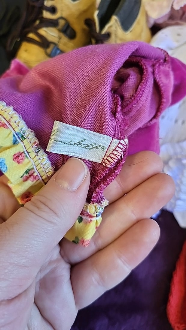 Anette Himstedt Assorted Baby Doll Clothes Accessories Lot Coats, Shoes, Hats, Socks - 8