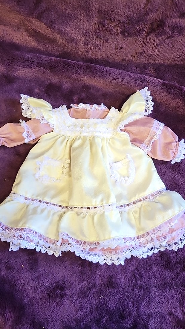 Assorted Collection Doll Clothing Lot Dresses Plaid Romper Shoes Kitty Fisher Annette Himstedt - 2