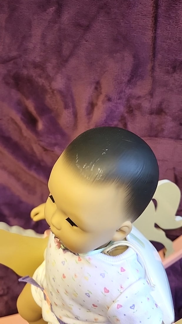 American Girl Bitty Baby Doll With Pink Rocking Horse - 3