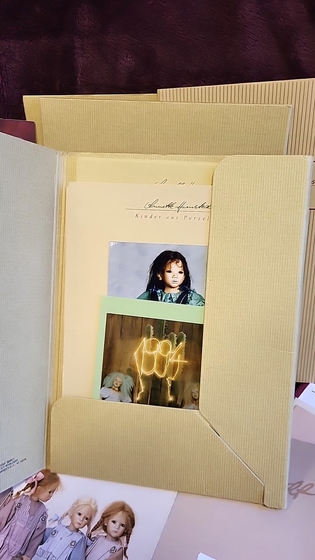 Annette Himstedt Kinder Aus Porzellan Doll Catalogs Portfolio Lot, Riedeler Puppen Brochures - 5