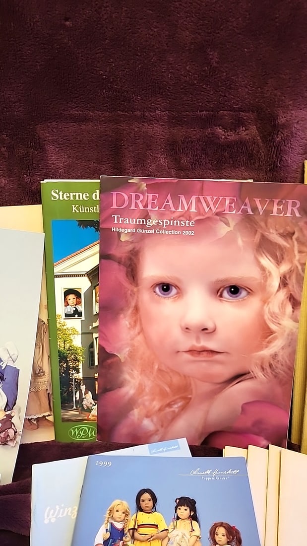 Annette Himstedt Kinder Aus Porzellan Doll Catalogs Portfolio Lot, Riedeler Puppen Brochures - 6