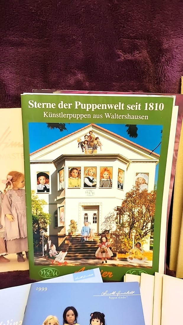 Annette Himstedt Kinder Aus Porzellan Doll Catalogs Portfolio Lot, Riedeler Puppen Brochures - 7