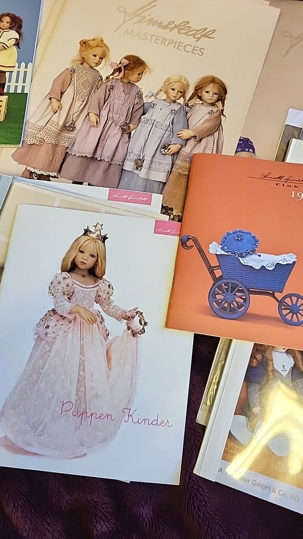 Annette Himstedt Kinder Aus Porzellan Doll Catalogs Portfolio Lot, Riedeler Puppen Brochures - 8