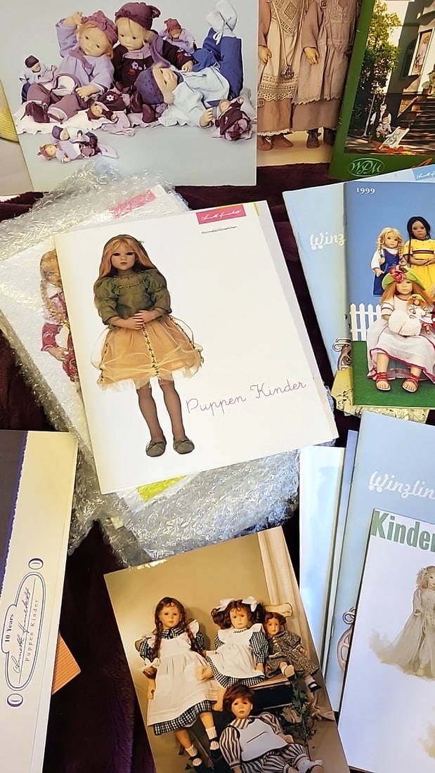 Annette Himstedt Kinder Aus Porzellan Doll Catalogs Portfolio Lot, Riedeler Puppen Brochures - 9