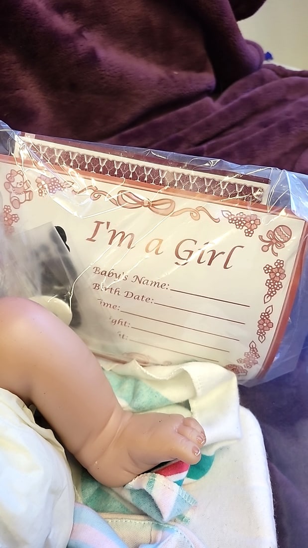 So Truly Real Sweet, Sweet Baby Girl Doll With Clear Plastic Bassinet - 5