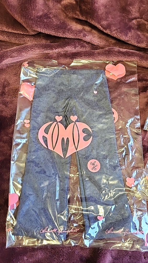 Annette Himstedt Doll Clothing Lot Orange Jacket Denim Pants Shorts Floral Bag - 5