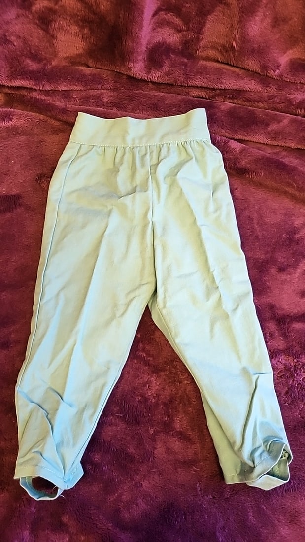 Annette Himstedt Doll Clothing Lot Mint Green Ribbon Dress Leggings Orange Outfit - 5