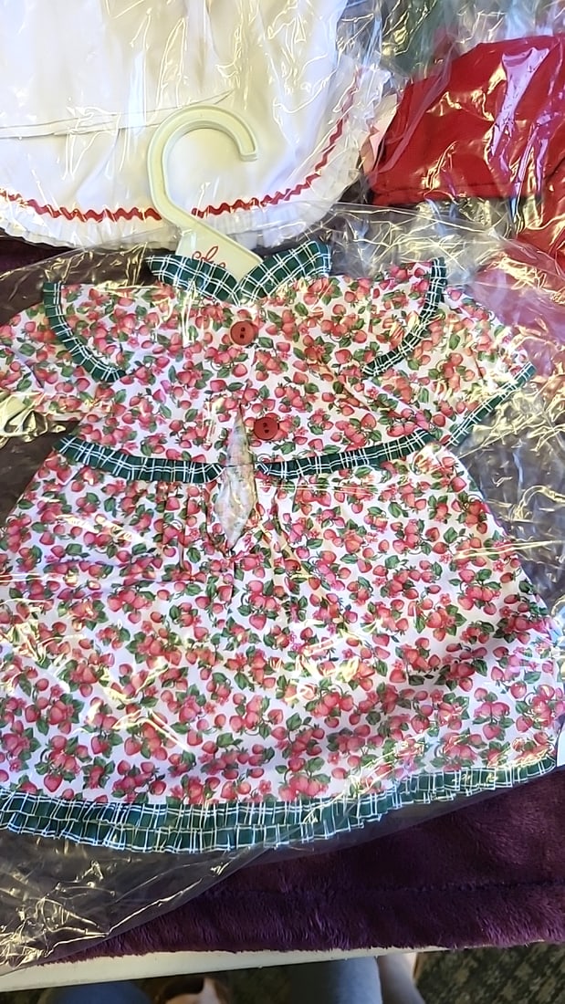 Annette Himstedt Doll Clothing Lot, Dresses Outfits Socks - 4