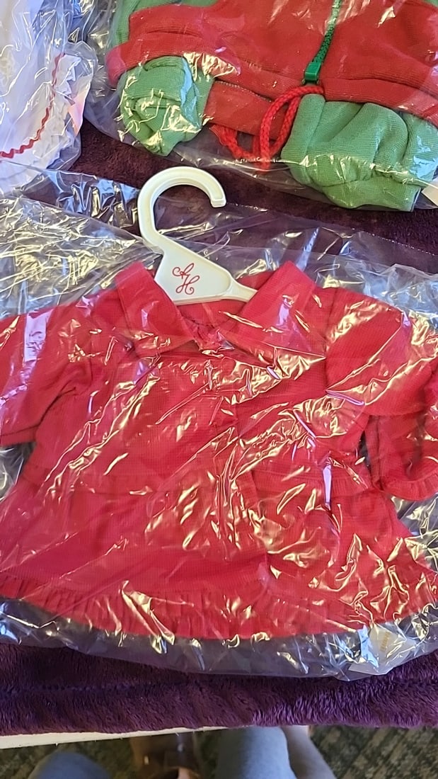 Annette Himstedt Doll Clothing Lot, Dresses Outfits Socks - 5