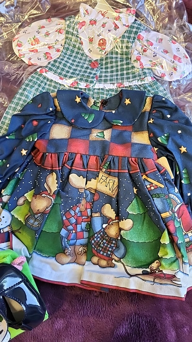 Annette Himstedt Doll Clothing Lot Dresses Shoes Socks Undergarments - 2