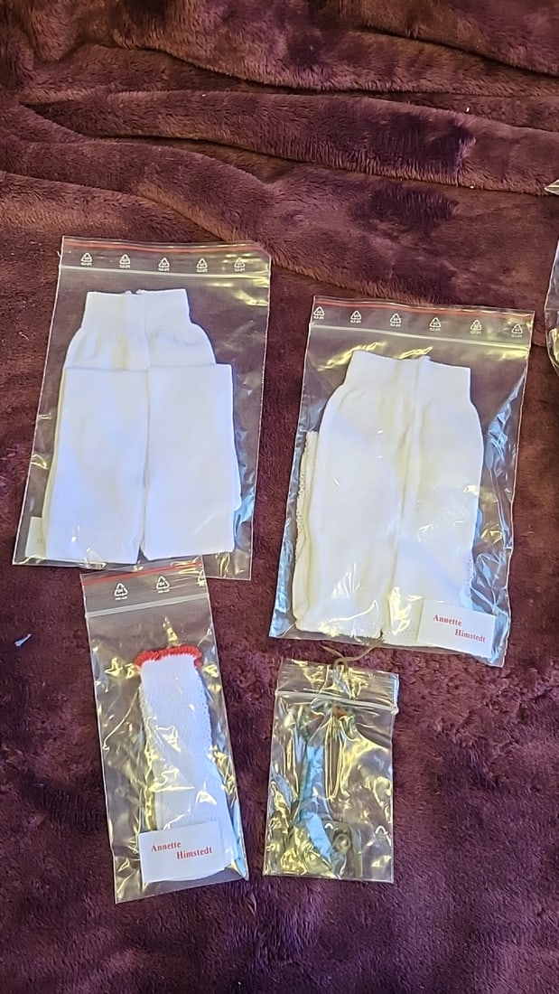 Annette Himstedt Doll Clothing Lot Dresses Shoes Socks Undergarments - 7