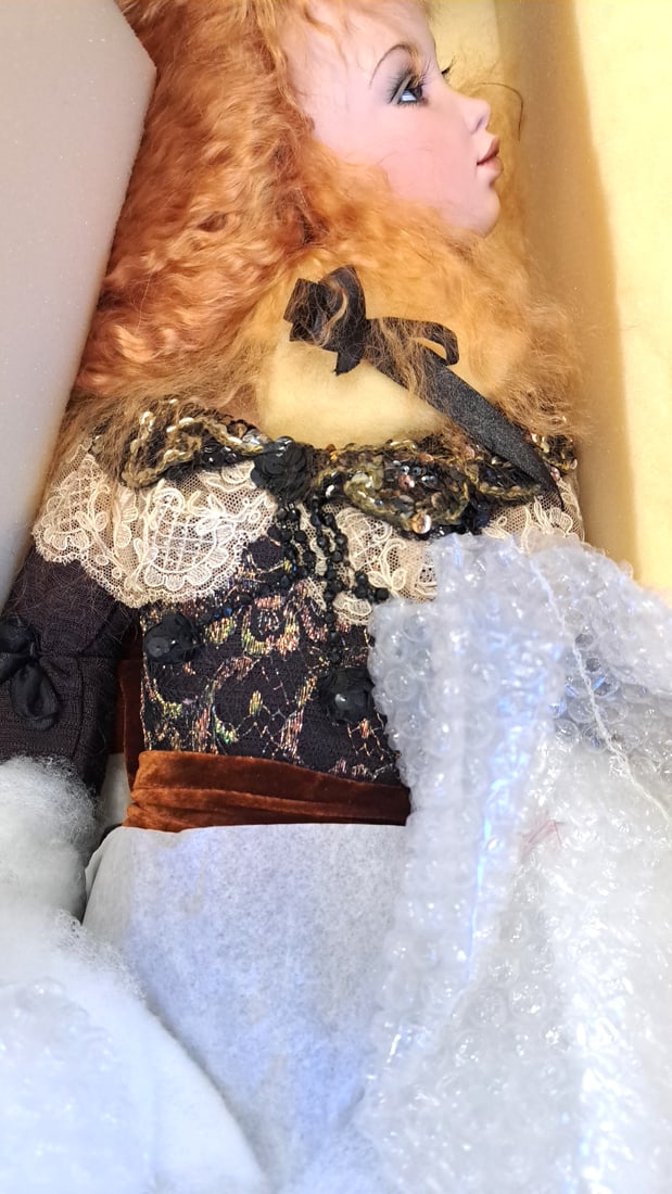 Jan Mclean Originals Yvette Limited Edition Porcelain Art Doll 1998 4/35 With Box - 5