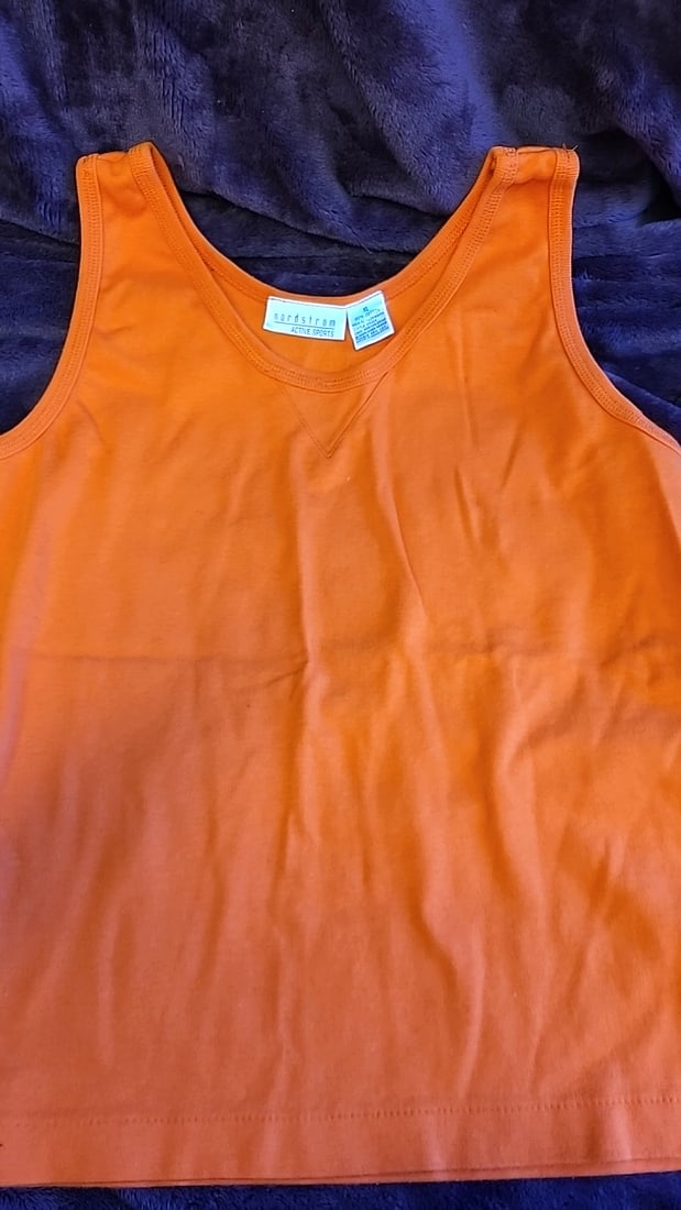 Mixed Clothing Lot Carters Striped Polo, Nordstrom Orange Tank, Crew Pink Tank, Lace Cami, Black ... - 4