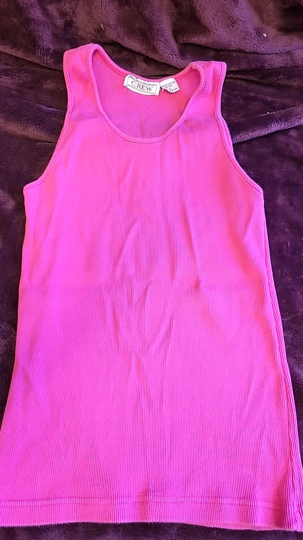 Mixed Clothing Lot Carters Striped Polo, Nordstrom Orange Tank, Crew Pink Tank, Lace Cami, Black ... - 5