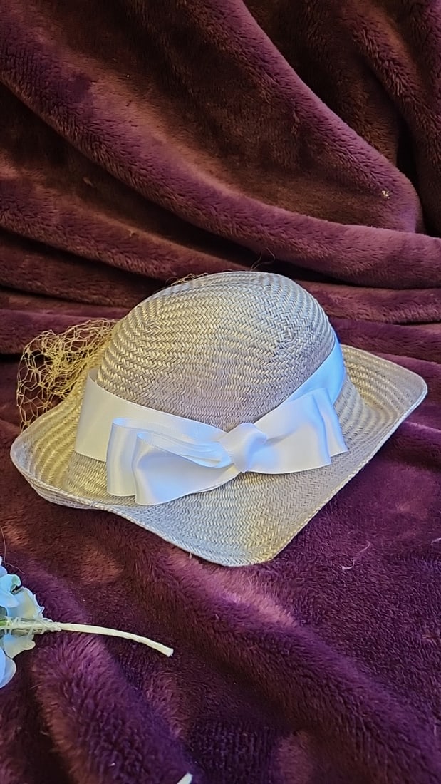 Assorted Doll Accessories Lot: Hats, Floral Headbands, Santa Face, Butterfly Wand, Mini Basket - 8