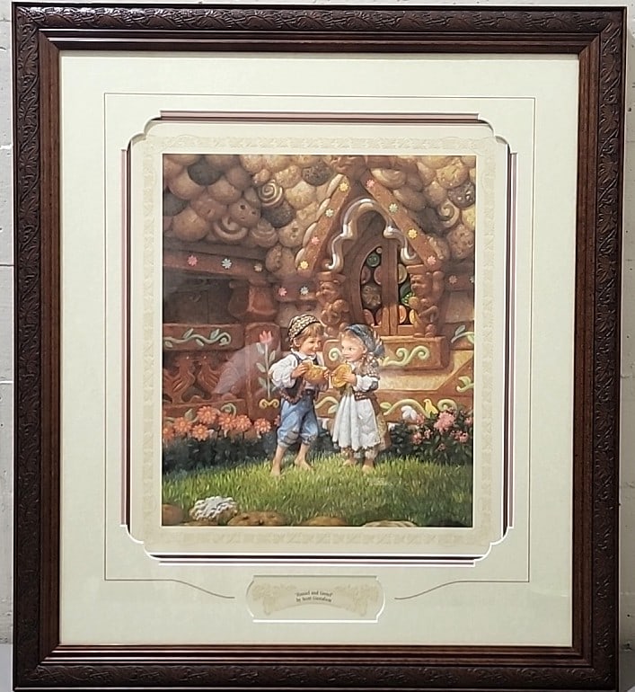 Scott Gustafson Hansel And Gretel Greenwich Workshop Signed Numbered Framed Print: 27x31x1 5lb attention – shipping artwork is very expensive. The shipping price shown in the listing is the liveshipping service by liveauctioneers. We offer our own in-house shipping as well