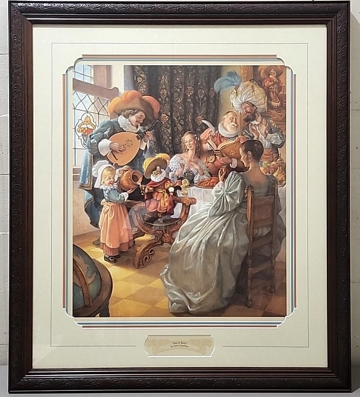 Scott Gustafson Puss In Boots Greenwich Workshop Signed Numbered Framed Print 17/2750: 30x35x1 10lb attention – shipping artwork is very expensive. The shipping price shown in the listing is the liveshipping service by liveauctioneers. We offer our own in-house shipping as well