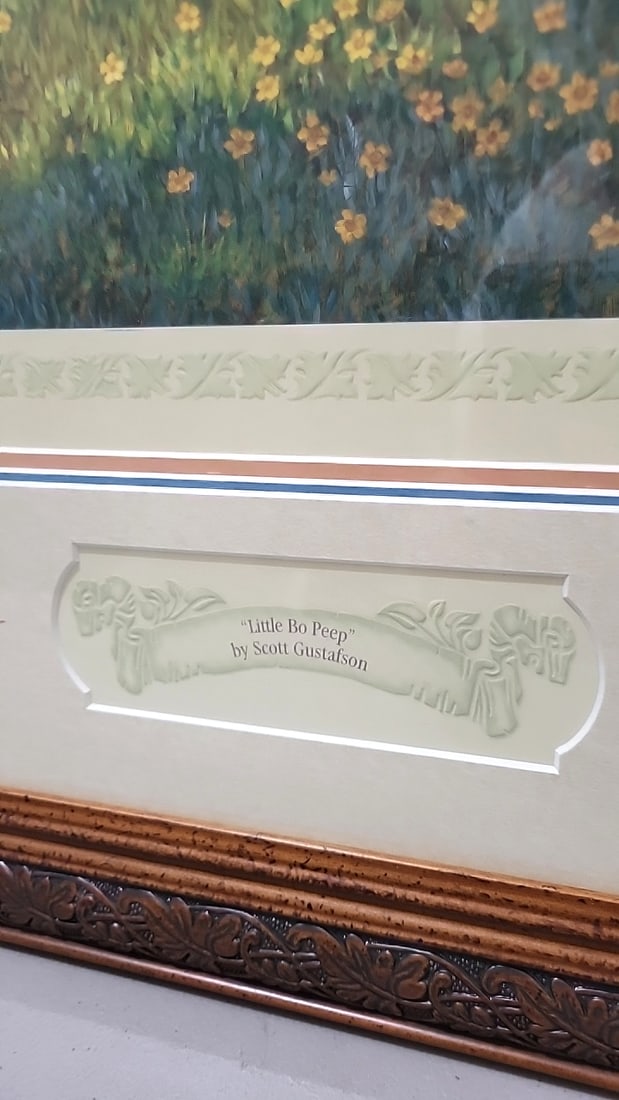 The Greenwich Workshop Scott Gustafson "little Bo Peep" Framed Art Print - 3