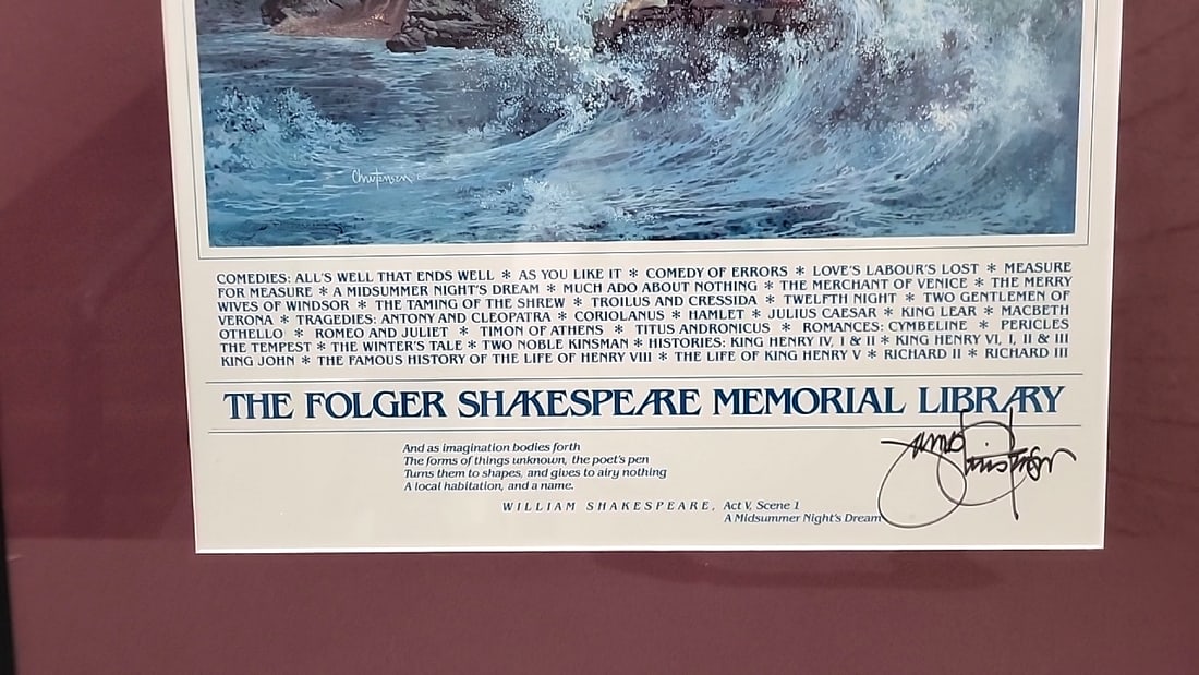 James Christensen Folger Shakespeare Memorial Library Framed Poster Print - 3
