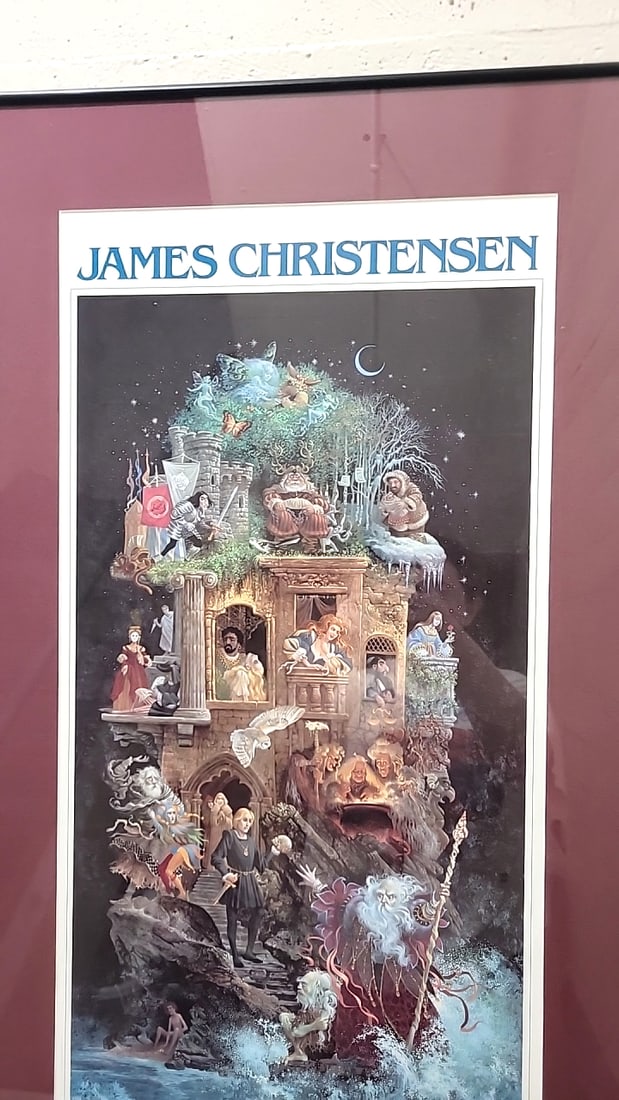 James Christensen Folger Shakespeare Memorial Library Framed Poster Print - 4