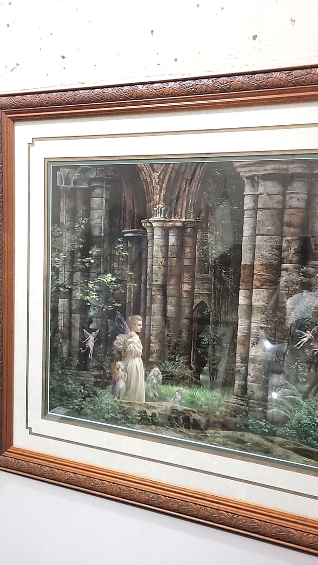 James C. Christensen Framed Fantasy Fairy Queen Mab In The Ruins Art Print - 2