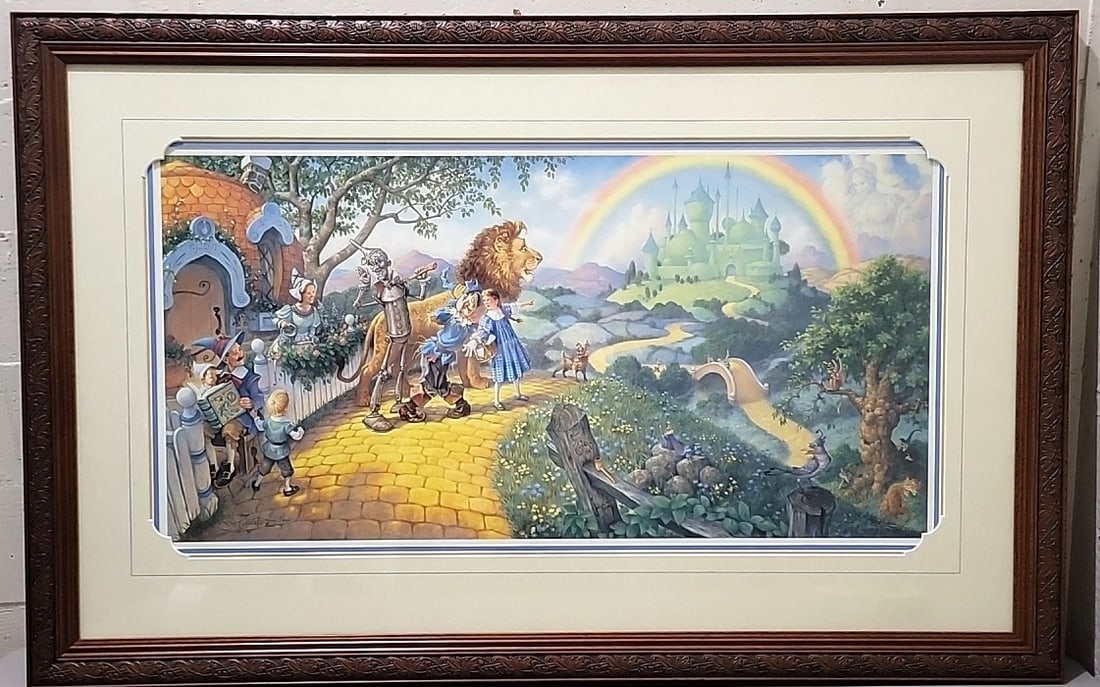 The Greenwich Workshop The Wizard Of Oz By Scott Gustafson Framed Print 1999: 43x28x1 10lb attention – shipping artwork is very expensive. The shipping price shown in the listing is the liveshipping service by liveauctioneers. We offer our own in-house shipping as well wh
