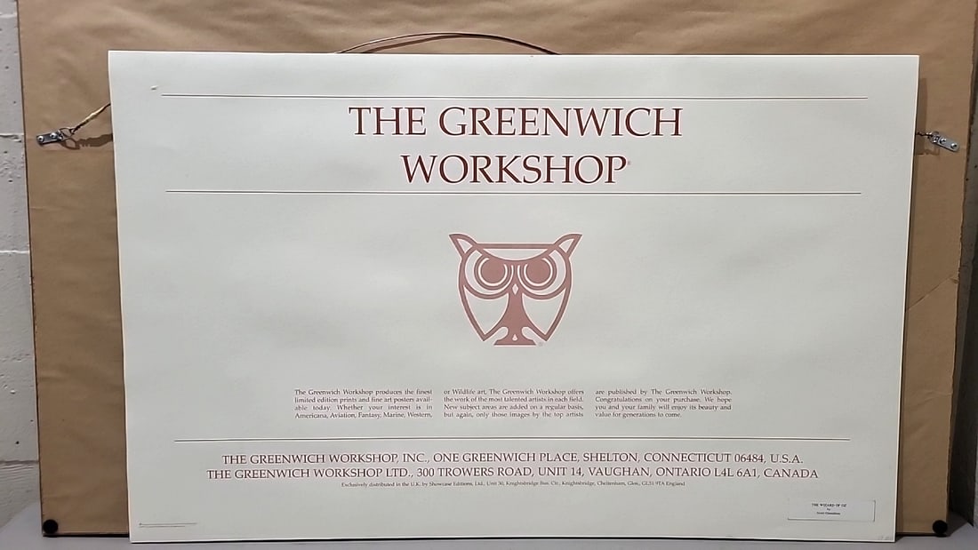 The Greenwich Workshop The Wizard Of Oz By Scott Gustafson Framed Print 1999 - 4