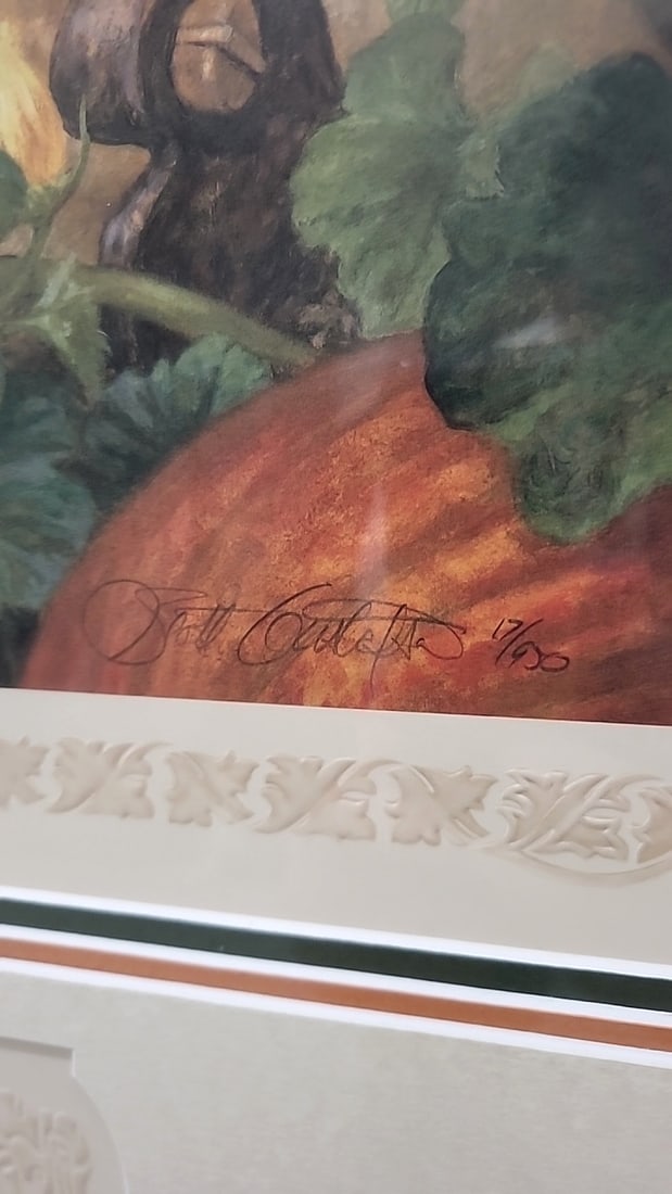 Scott Gustafson Peter, Peter Pumpkin Eater Greenwich Workshop Signed Numbered Framed Print - 2