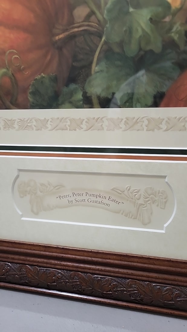 Scott Gustafson Peter, Peter Pumpkin Eater Greenwich Workshop Signed Numbered Framed Print - 3