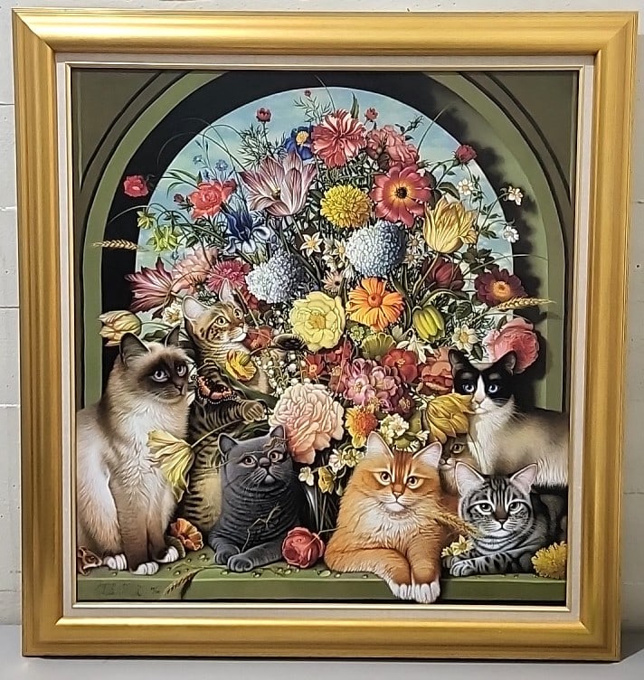 Braldt Bralds Boucat Signed Numbered Framed Limited Edition Print 39/150 Coa: 32. 5x35x1 5lb attention – shipping artwork is very expensive. The shipping price shown in the listing is the liveshipping service by liveauctioneers. We offer our own in-house shipping as well 