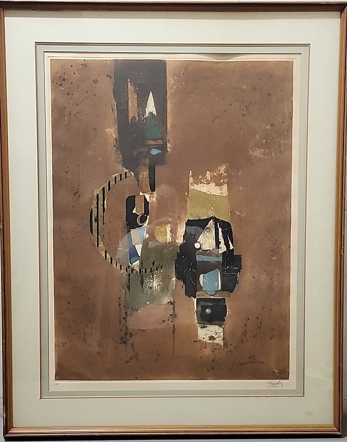 Johnny Friedlander Signed Limited Edition Abstract Print Framed: 32x40. 5x1 10lb attention – shipping artwork is very expensive. The shipping price shown in the listing is the liveshipping service by liveauctioneers. We offer our own in-house shipping as