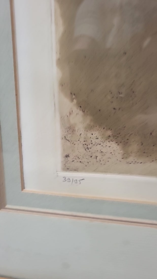 Johnny Friedlander Signed Numbered Abstract Composition Art Print Frame - 3